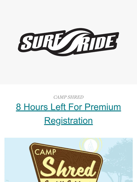 🏕️🏄‍♂️ 8 Hours Left For Premium Registration