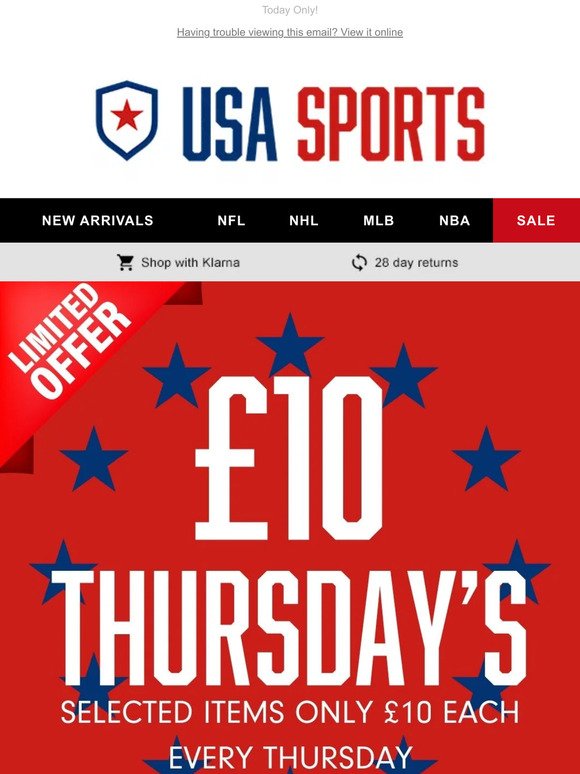 Your £10 Thursday Deals Are Here 🔥