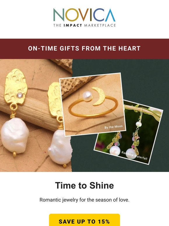 Sweetheart Jewelry Sale — up to 15% OFF