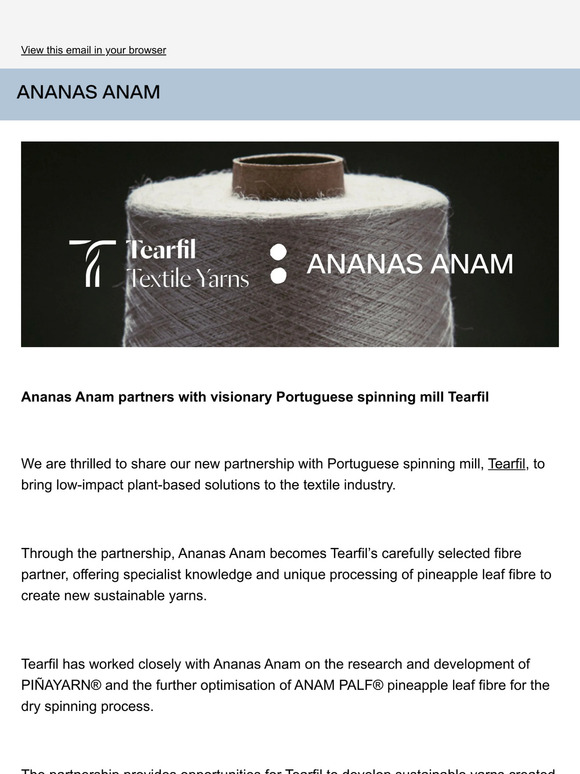 Ananas Anam partners with Tearfil