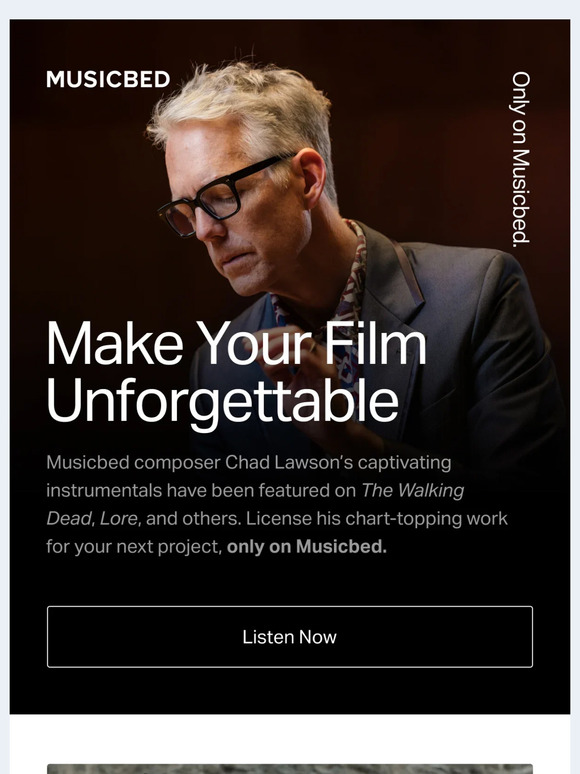 Music that makes your films unforgettable