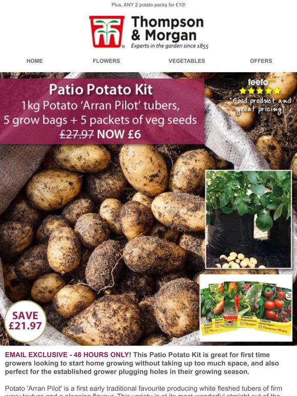 Patio Potato Kit ONLY £6