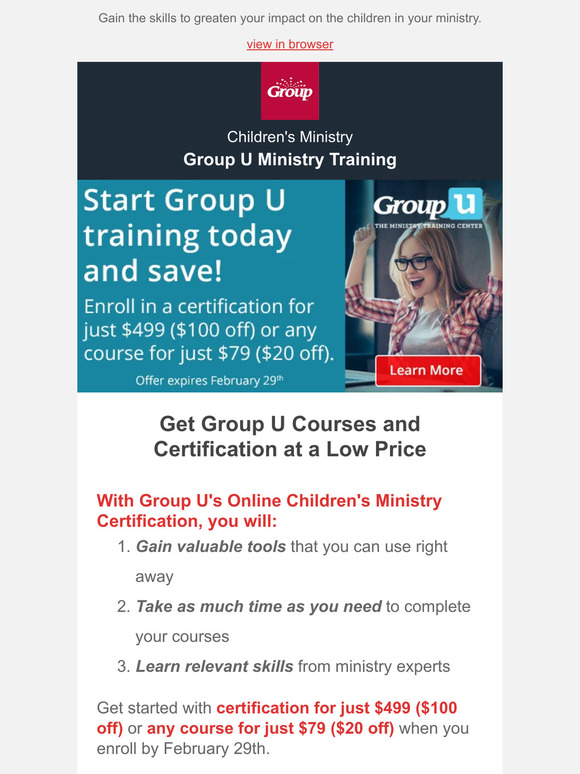 SAVE on Amazing Ministry Training