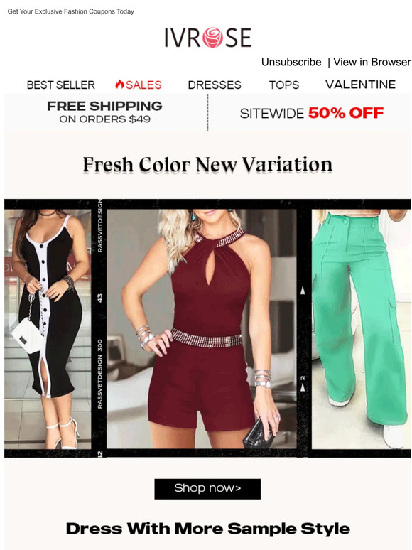 Be the First to Flaunt Our New Arrivals
