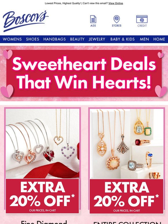 Love at First Price! Sweetheart Deals Are Here