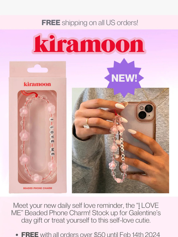 FREE beaded phone charm 🌹