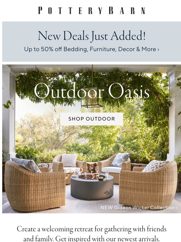Pottery Barn Email Newsletters Shop Sales, Discounts, and Coupon Codes