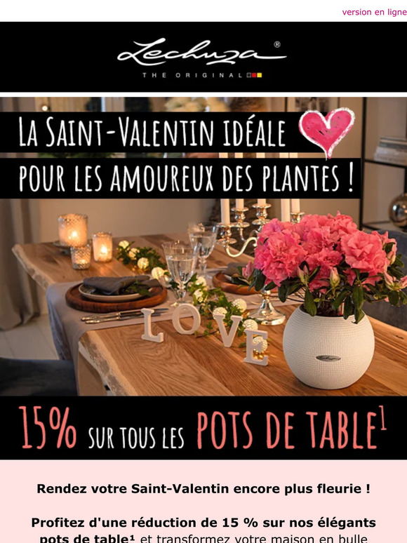 ❤️ La Saint-Valentin idéale pour les amoureux des plantes !