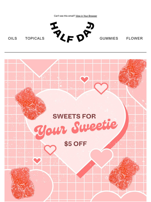 Feel the love with $5 OFF V-Day Sweets 💕