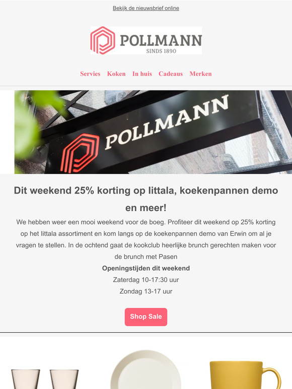 Profiteer dit weekend van 20% korting op Iittala!