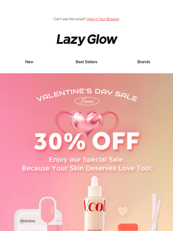 Sweetheart Deals: 30% Off Now! 💌