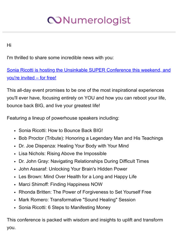 [This Weekend] Your Life Will Change Forever