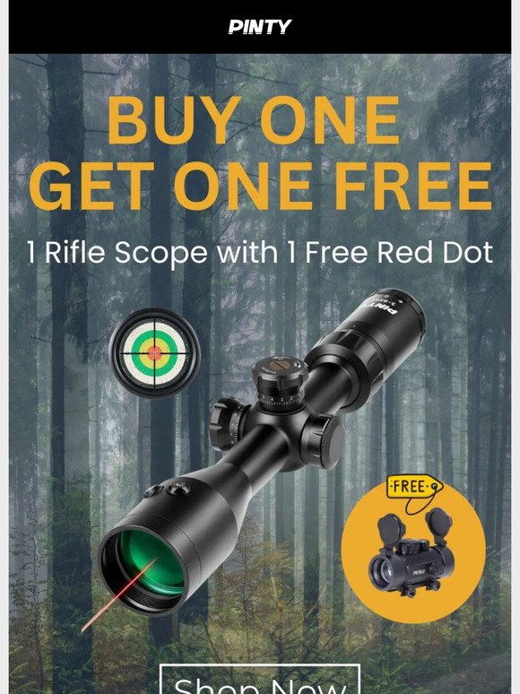 BUY 1 GET 1 FREE! Claim Your Red Dot Today!