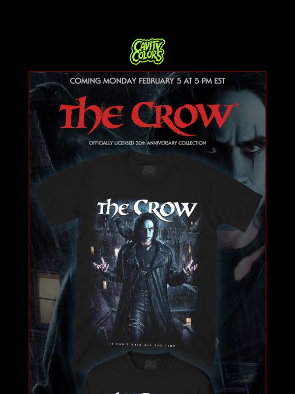 🐦‍⬛ THE CROW coming February 5th! 👀