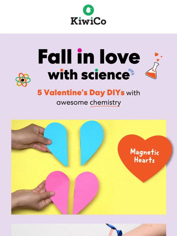 For kids who ❤️ science…