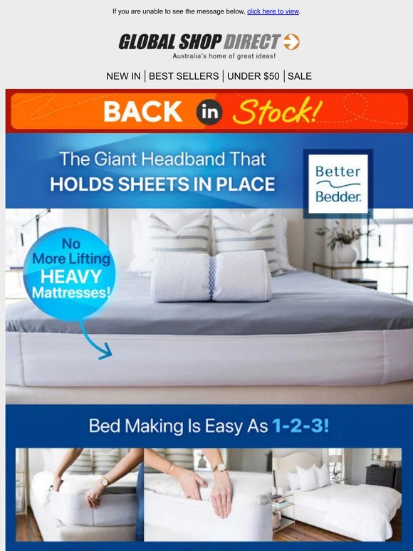 Back In Stock: Better Bedder