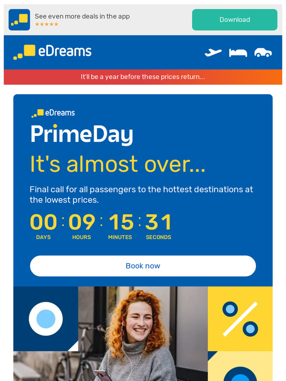 Final hours! ⏳ Prime Day ends at midnight