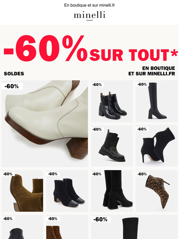 SOLDES | TOUT À -60%* ❤️‍🔥