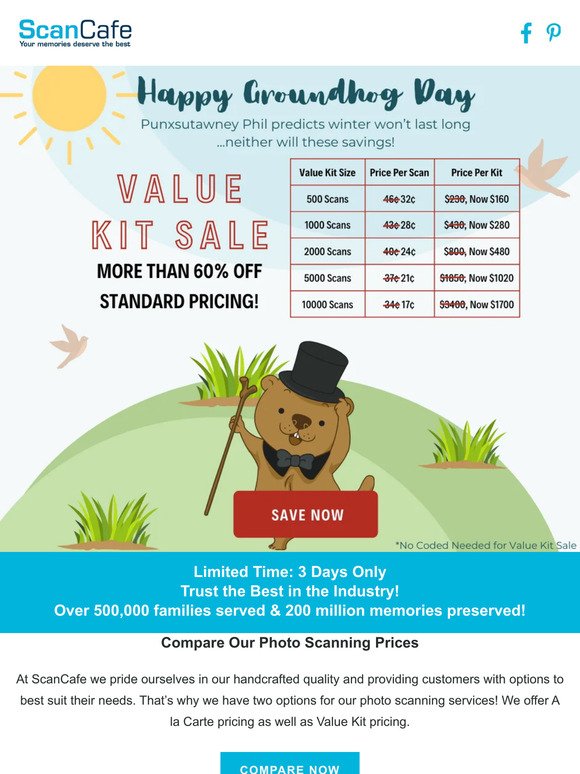 🦦 Groundhog Day Surprise: Massive Savings on Value Kits Await! 🎉