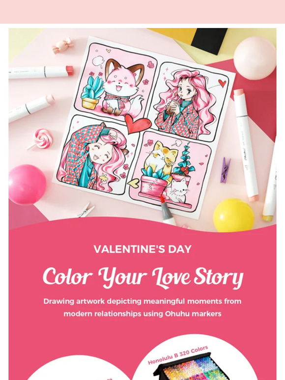 💖Save Up To $110 |Exclusive Valentine's Day Marker Sets!