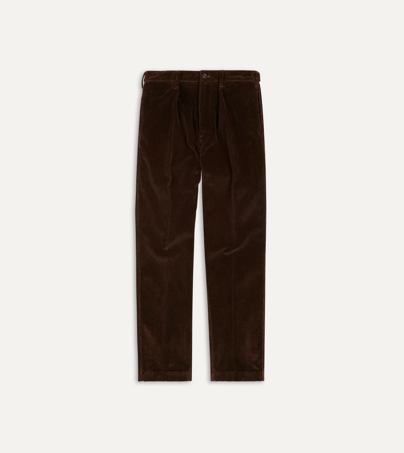 Image of Brown Cotton Corduroy Games Trousers