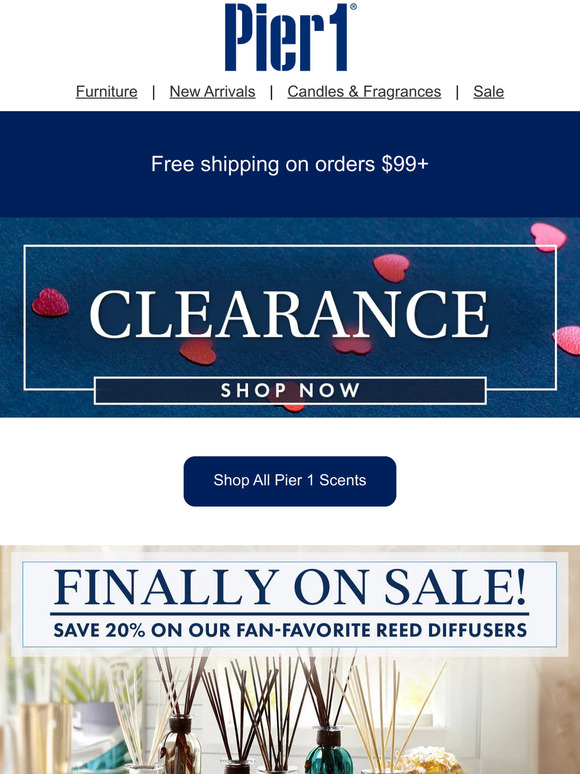Pier 1 Email Newsletters Shop Sales, Discounts, and Coupon Codes
