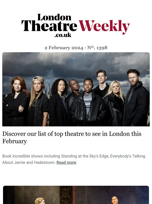 Top shows to see in London this February