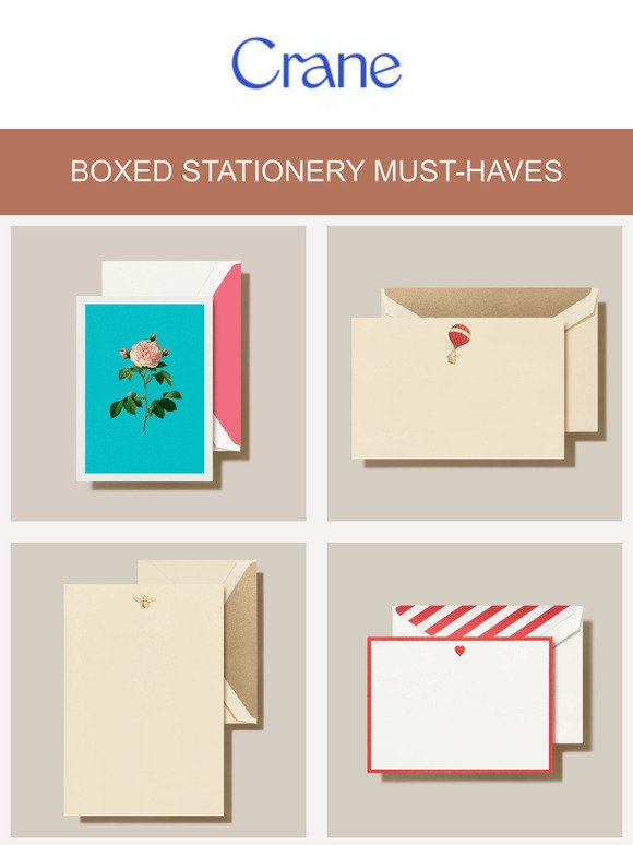 Discover Our Exquisite Boxed Stationery Sets!