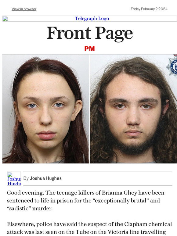 The Telegraph: Teenagers sentenced to minimum of 20 years for 'sadistic ...