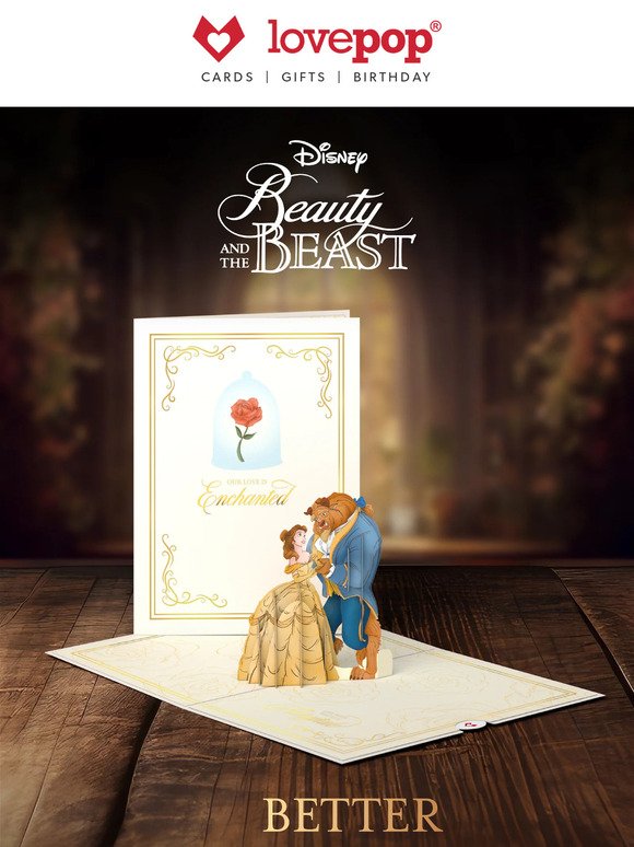 NEW | Disney's Beauty and the Beast Valentine's Day Cards