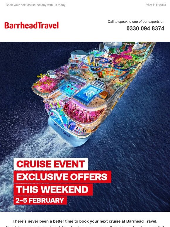 Top deals in our Cruise Event | Exclusive spending money, premium drinks & more