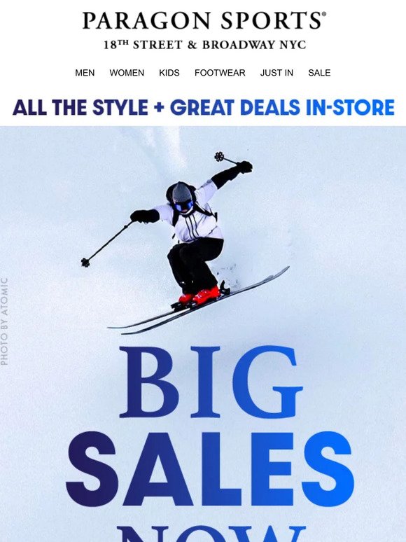 Check it out! BIG SALES on Ski/Snowboard Gear & Apparel!