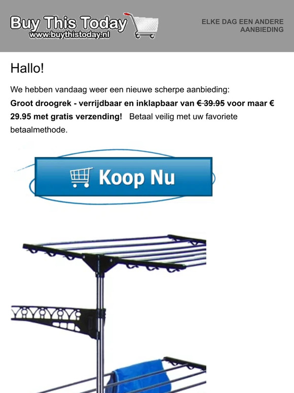 Nieuwsbrief van Buythistoday