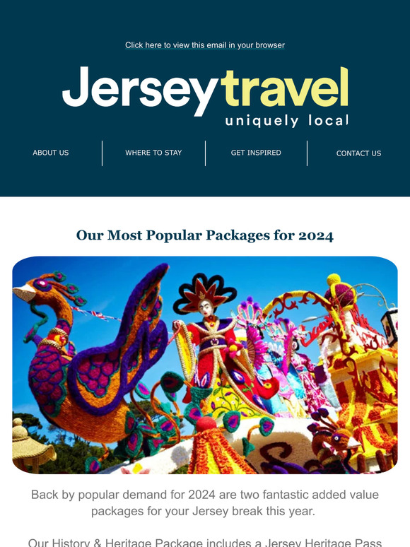 Battle of Flowers & History & Heritage Packages 2024!