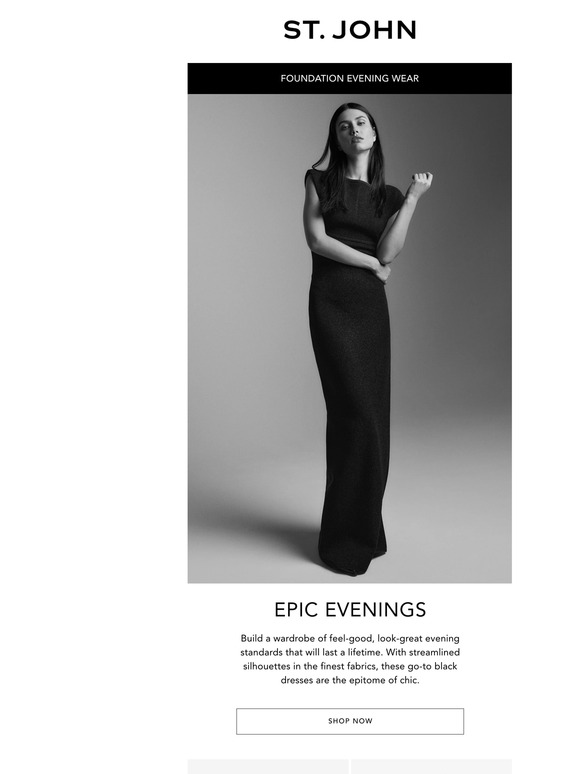 St John Knits Iconic Evening Wear Milled