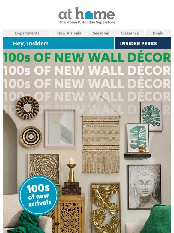 100s of NEW Wall Décor for all 🛍️