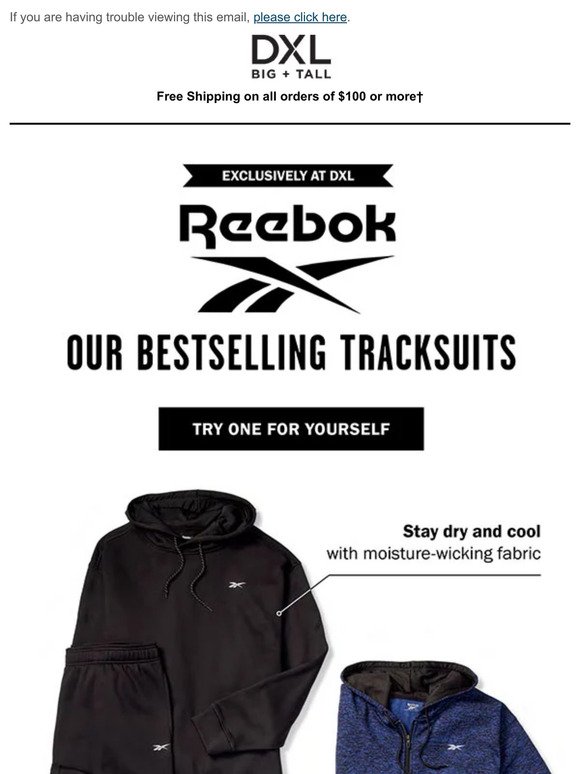 Bestsellers: Reebok Tracksuits You’ll Only Find Here.