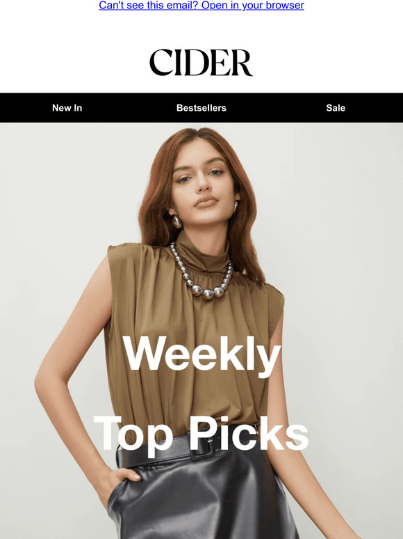 Cider Email Newsletters Shop Sales, Discounts, and Coupon Codes