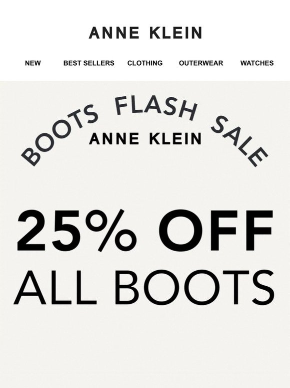 TIME TO SHOP - 25% OFF ALL BOOTS