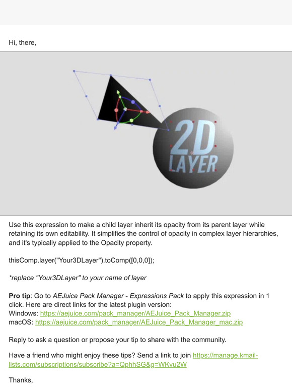 To 3D expression