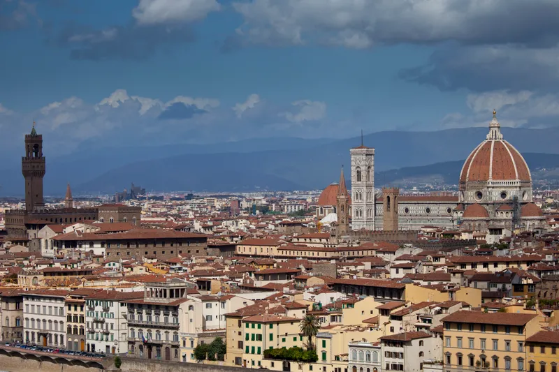 The City of Florence and Il Duomo di Florence Cathedral