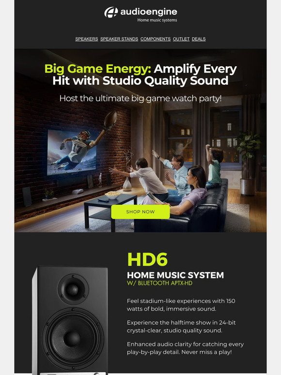 Audioengine: Game Day Will Never Be The Same: Discover Audioengine's ...