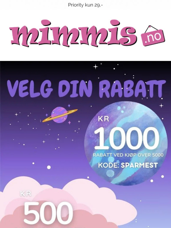 Rabattkoden utgår om 6 timer 💸