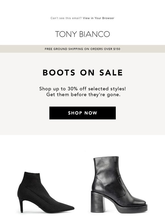 BOOTS ON SALE 🛍️