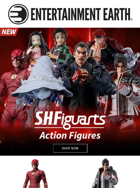 New S.H.Figuarts Action Figures - Look Now!