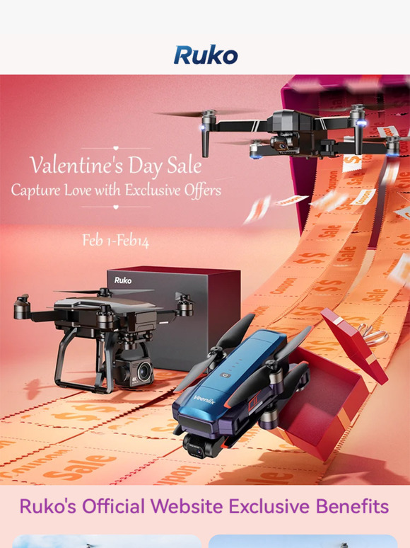 ❤️Love is in the Air | Explore Our Valentine's Day Drone Sale!