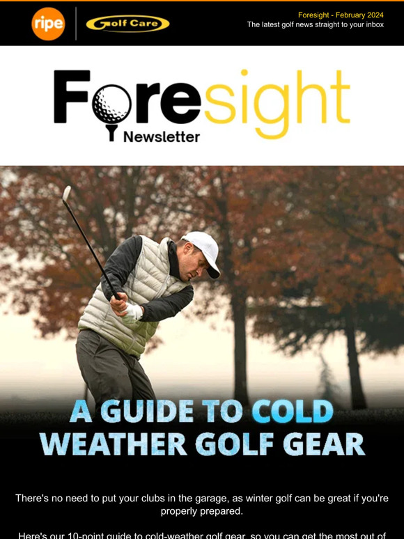 Your February Golf Care newsletter is here