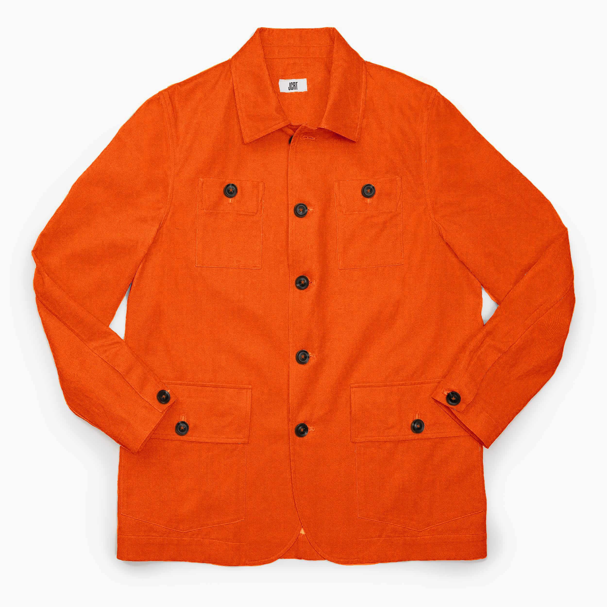 Image of The Safety Orange Twill Chore Coat