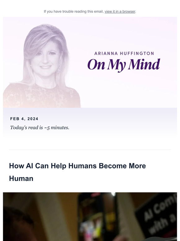 💭 AI Can Help Humans Become More Human: On My Mind