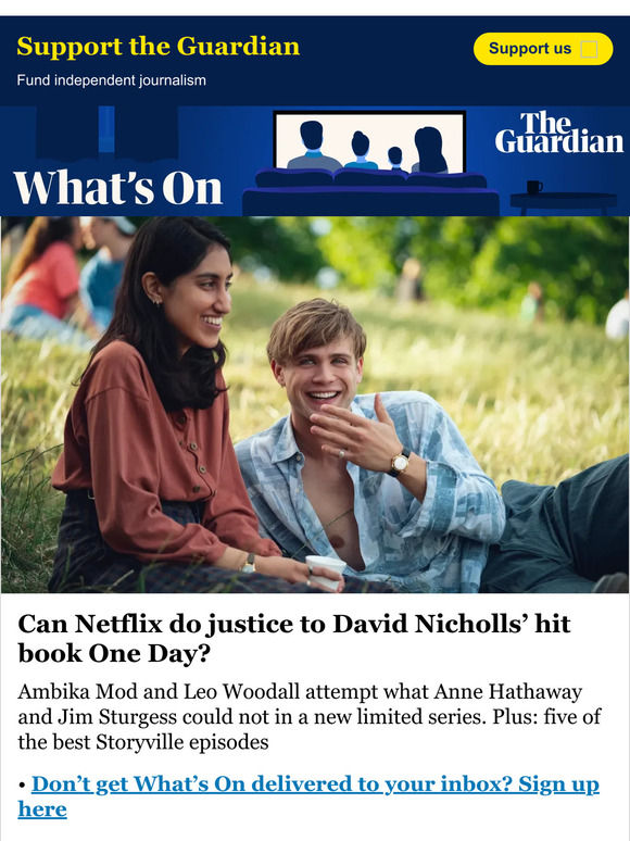 The Guardian Soulmates David Nicholls' One Day is made for TV; Halo